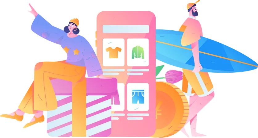 Shopping Discount  Illustration