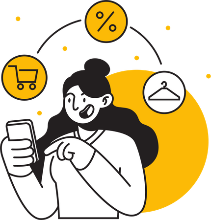 Shopping discount  Illustration