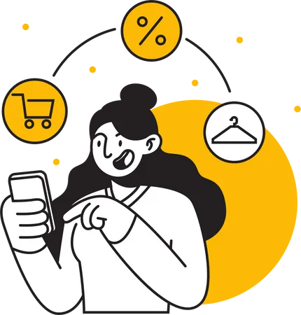 Shopping discount  Illustration