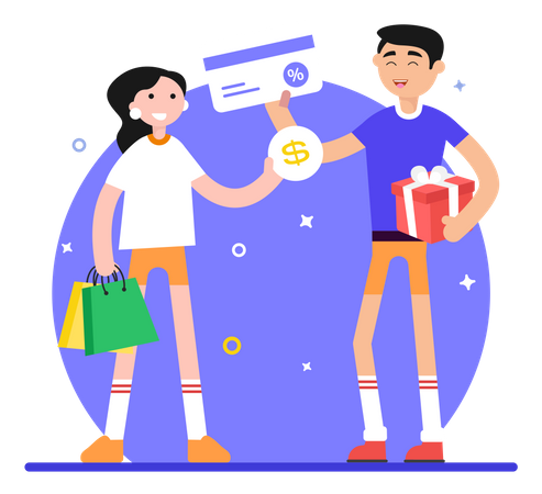 Shopping Discount  Illustration