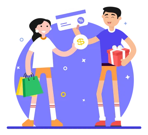 Shopping Discount  Illustration