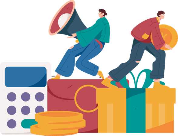 Shopping Discount  Illustration