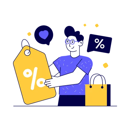 Shopping Discount  Illustration