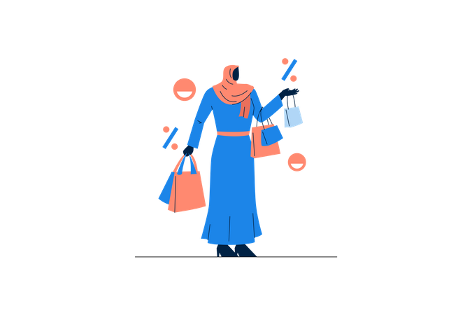 Shopping Discount  Illustration