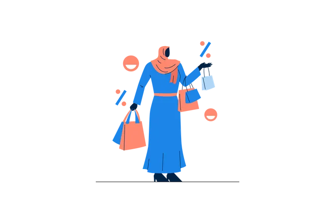 Shopping Discount  Illustration