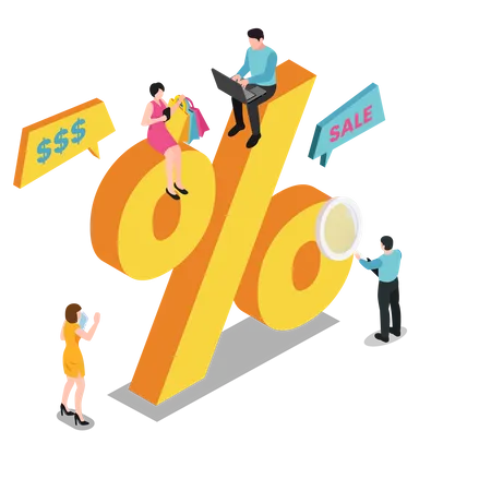 Shopping discount  Illustration