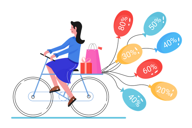 Shopping Discount  Illustration