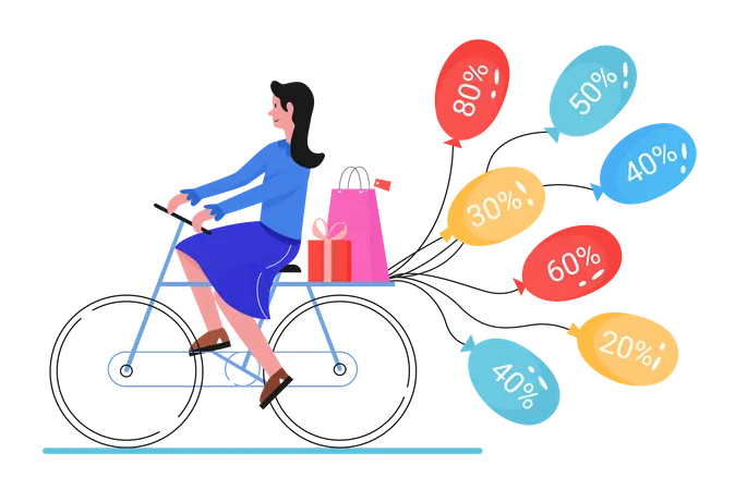 Shopping Discount  Illustration