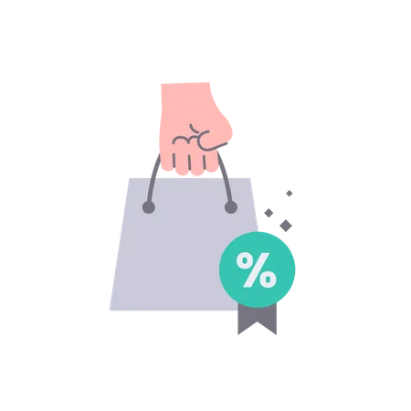 Shopping Discount  Illustration