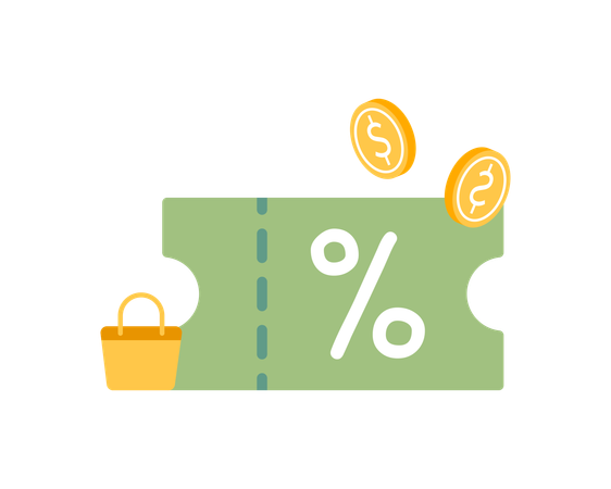 Shopping Discount  Illustration