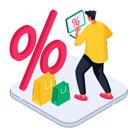 Shopping Discount  Illustration