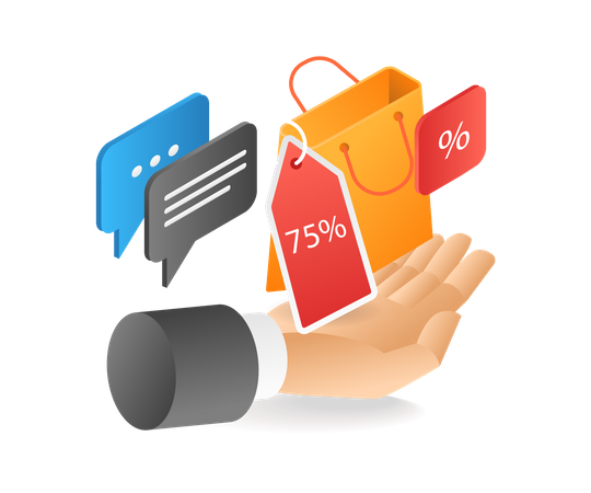 Shopping discount  Illustration