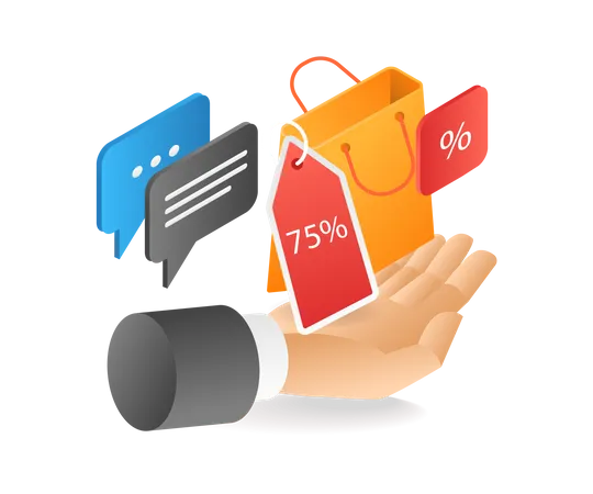 Shopping discount  Illustration