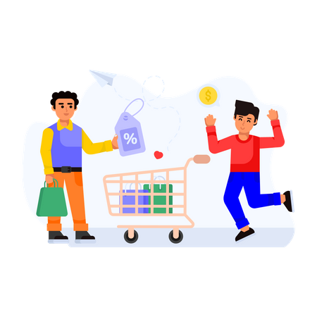 Shopping Discount  Illustration