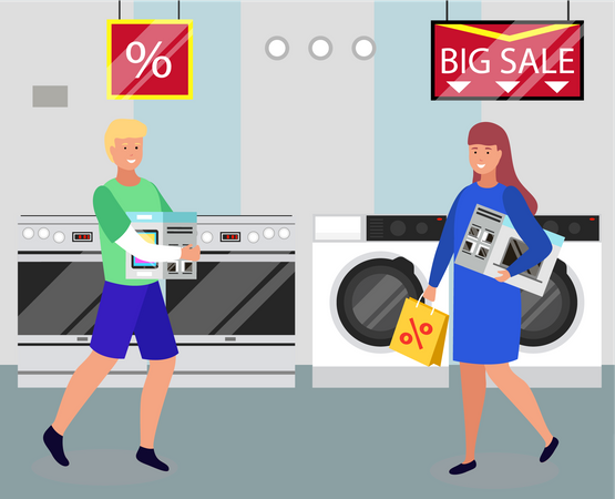 Shopping Discount  Illustration