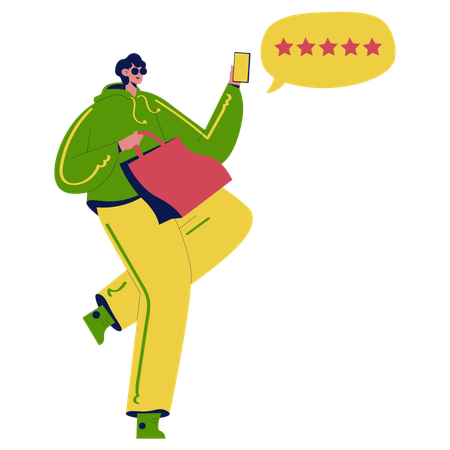 Shopping Feedback  Illustration