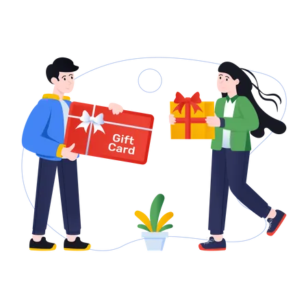 Shopping Gift  Illustration