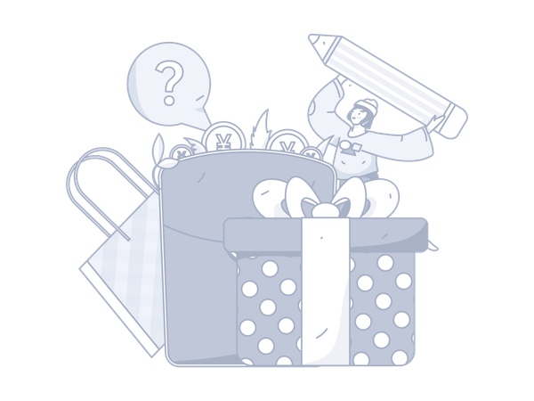 Shopping Gift  Illustration