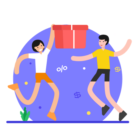 Shopping Gift  Illustration