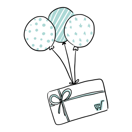 Shopping Gift Voucher  Illustration