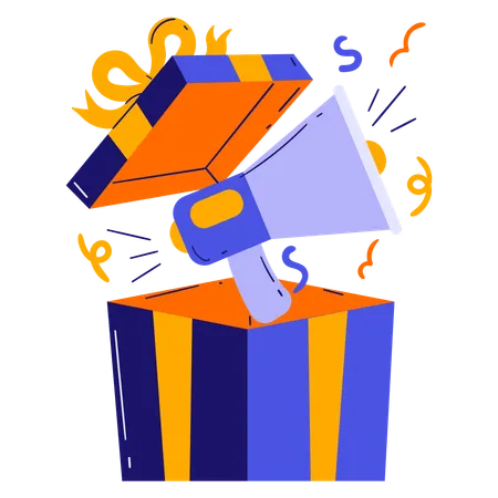 Shopping giveaway  Illustration
