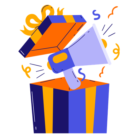 Shopping giveaway  Illustration