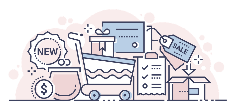 Shopping  Illustration