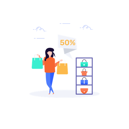 Shopping  Illustration