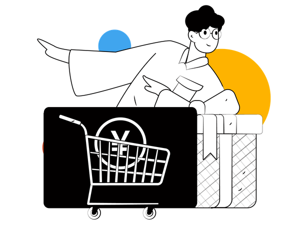 Shopping mail  Illustration