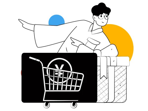 Shopping mail  Illustration