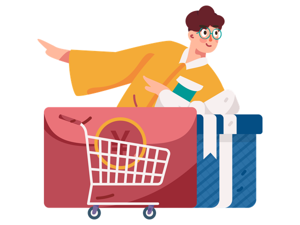 Shopping mail  Illustration