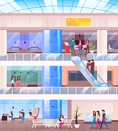 Shopping mall  Illustration