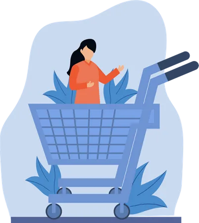 Shopping Marketing  Illustration