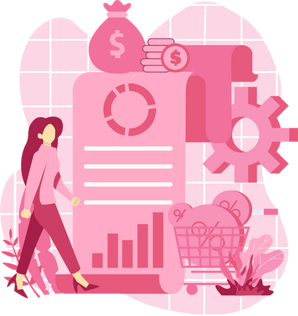 Shopping-Marketing-Analyse  Illustration