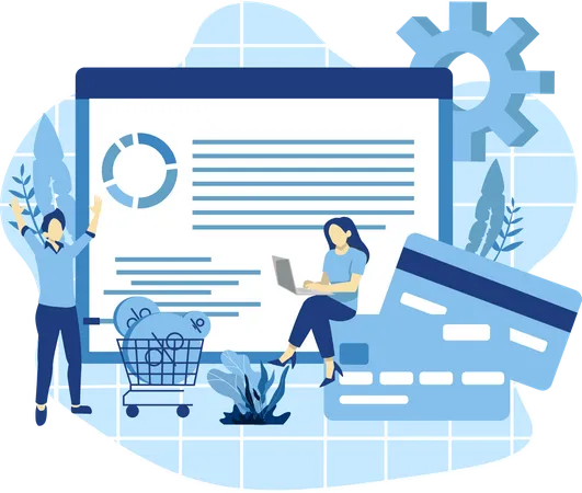 Shopping Marketing  Illustration