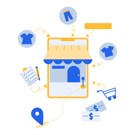 Shopping Marketing  Illustration