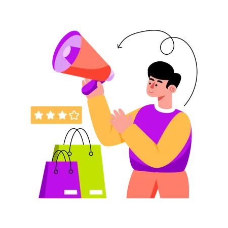 Shopping Marketing  Illustration