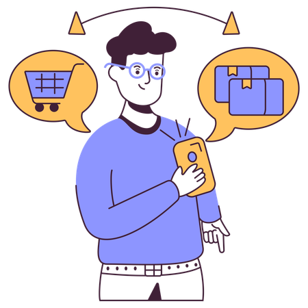 Shopping Negotiation  Illustration