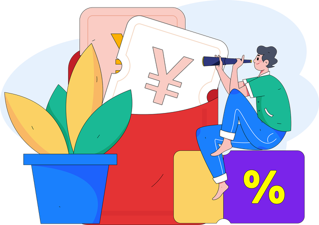 Shopping offer coupon  Illustration