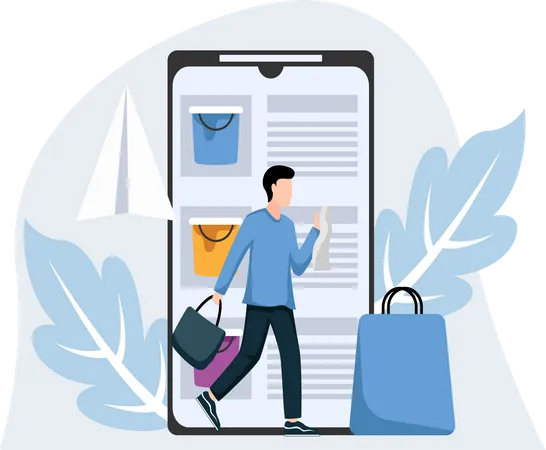 Shopping Offer  Illustration