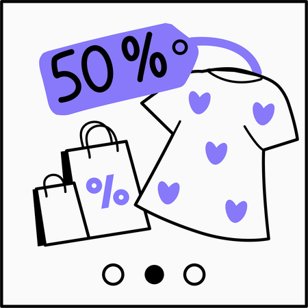 Shopping offer  Illustration