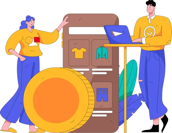 Shopping Offer  Illustration