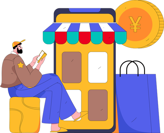 Shopping Offer  Illustration