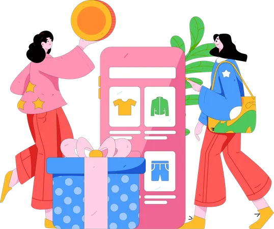 Shopping Offer  Illustration