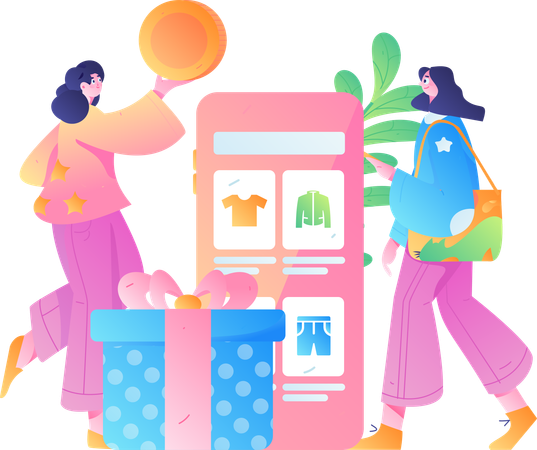 Shopping Offer  Illustration