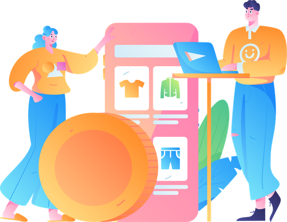 Shopping Offer  Illustration