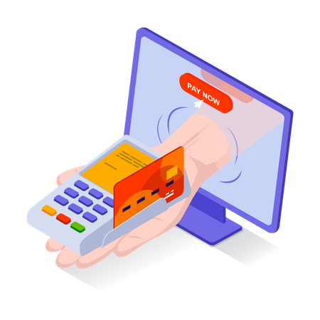 Shopping Order Payment  Illustration