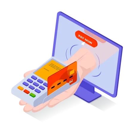 Shopping Order Payment  Illustration