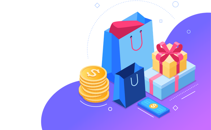 Shopping Payment  Illustration