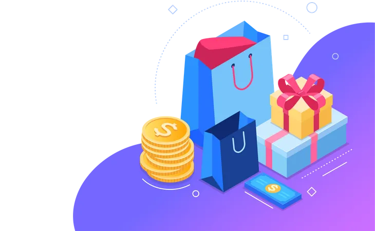 Shopping Payment  Illustration